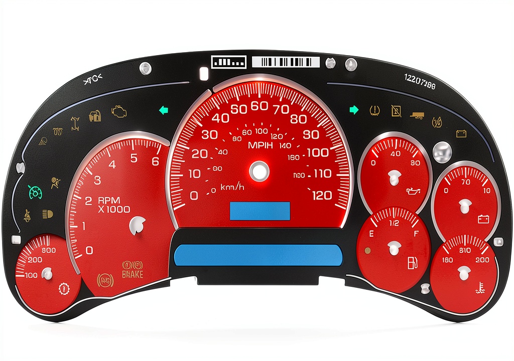 GM gauge face overlay kit installation
