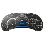 GM Black LED Transmission Gauge Face Overlay-0