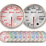 Temp Gauge Bezel Auto Waterproof 7‑Color Model B52-0