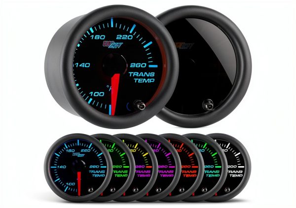 GlowShift Transmission Temperature Gauge for Trucks-0