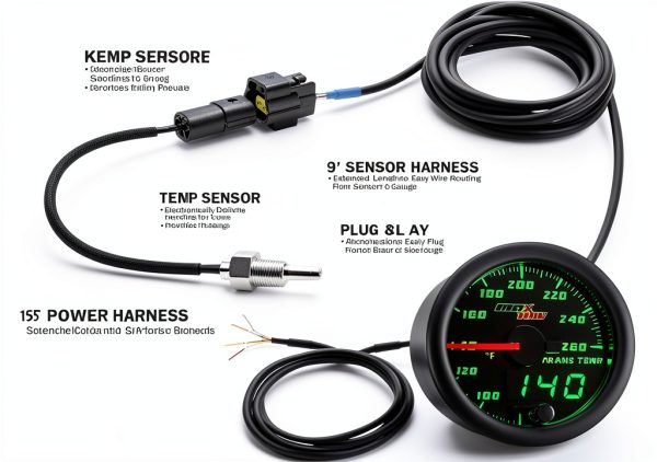 MaxTow Transmission Gauge Plastic Design-2
