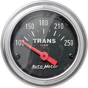 Auto Meter Transmission Gauge Chrome Plastic 12V-0