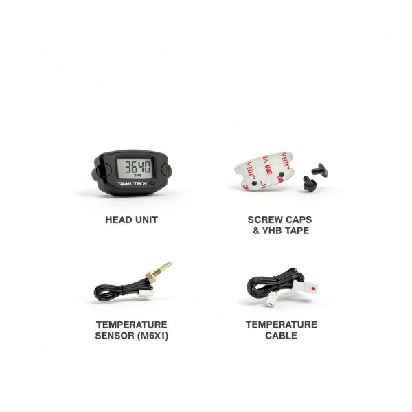 Temperature Gauge Trail Tech Ultra Thin LCD UTV-3