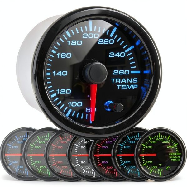 American Volt 52mm Transmission Oil Temperature Gauge-0
