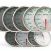 Temp Gauge Bezel Auto Waterproof 7‑Color Model B52-1