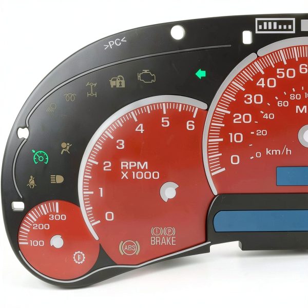 GM Gauge Face Overlay Kit by Klyvatekni-1