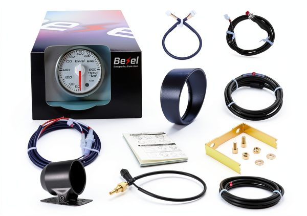 Temp Gauge Bezel Auto Waterproof 7‑Color Model B52-2