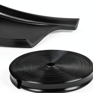 RV Vinyl Insert Trim Anlvxin Black 1" Heavy-Duty UV-Protected 50ft-0