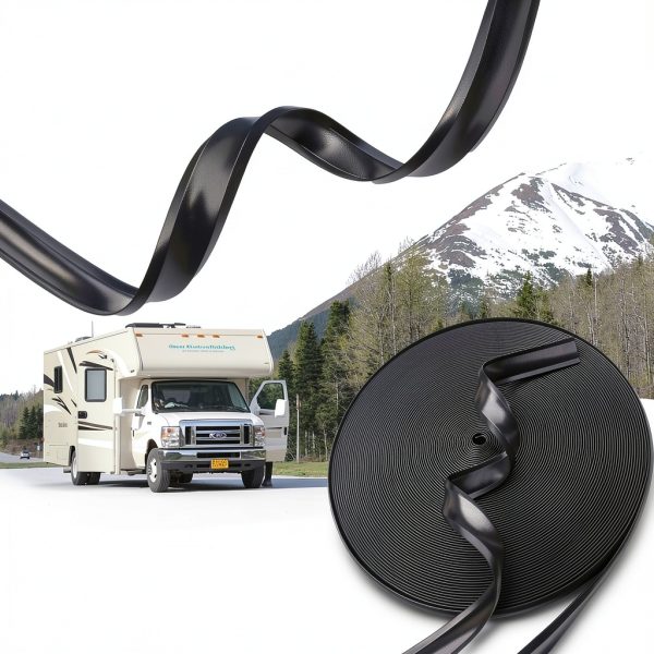 RV Trim Molding Insert 7/8 Inch Black Vinyl by TOUCHTREE-5
