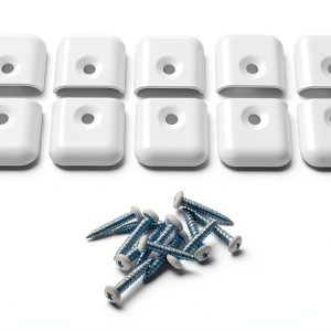 RV Molding Trim Temple Products White Aluminum Universal Fit-0
